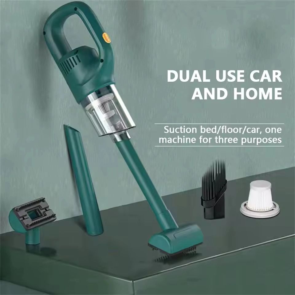  Portable Wireless Car Vacuum High Power Wireless Car Vacuum Cleaner with Detachable Dust Box for Car Home Cleaning